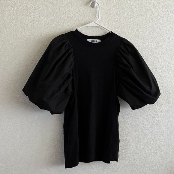 MSGM Puff Balloon Sleeve Top Made in Italy - Picture 5 of 9